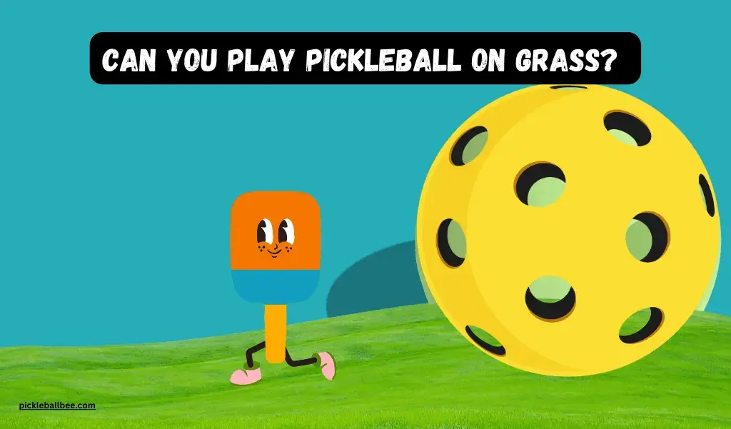 Can pickleball bounce on grass?